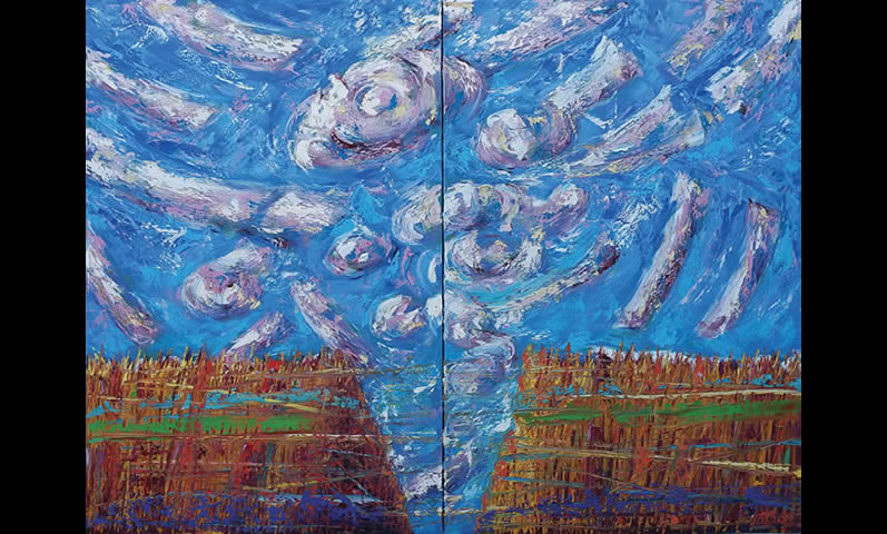 Nebo II 150x200 2012 up